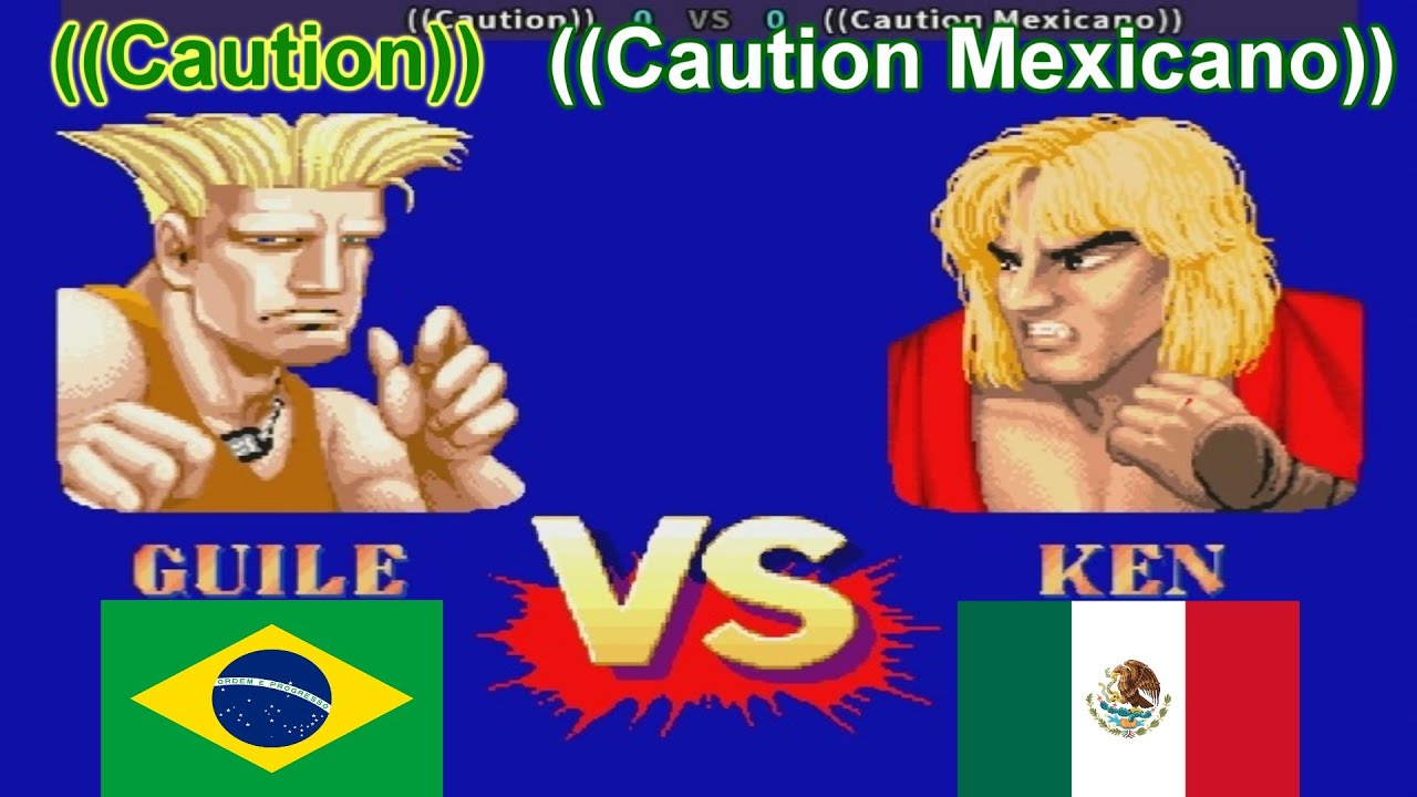 Street Fighter II': Champion Edition - ((Caution)) vs ((Caution Mexicano))