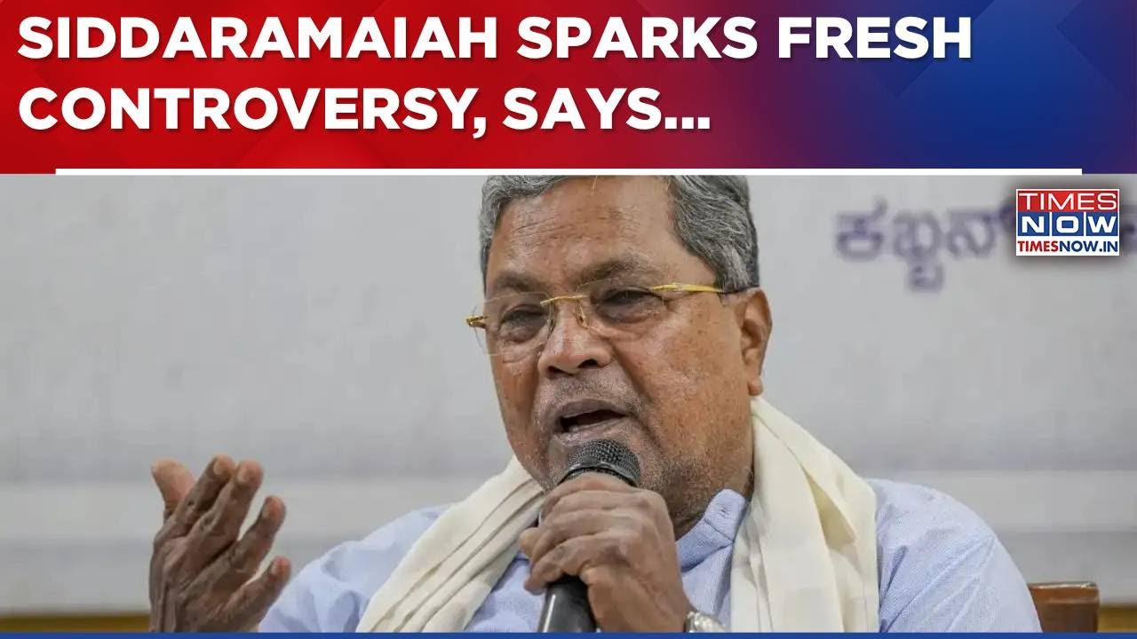 Siddaramaiah Says 'If Hinduism Gave Equal Chances, Why Would One Convert?'; BJP Hits Back | WATCH