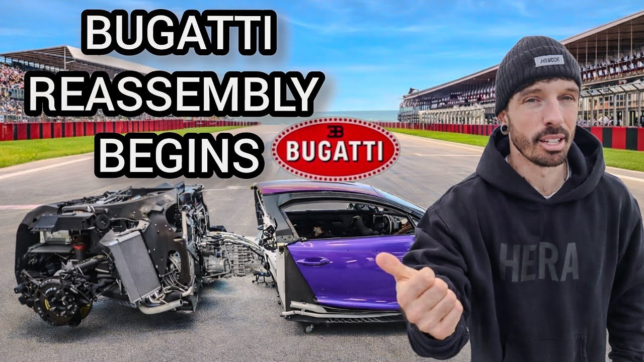 Mat Armstrong Is Back In Miami - The Bugatti Chiron Reassembly Begins And Doubters Are Watching#car 