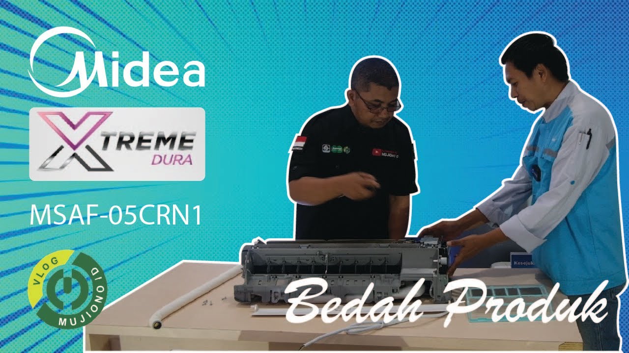 Review MIDEA Split Wall Type MSAF-05CRN1 | Unboxing Extreme Dura | Fitur melimpah harga Murah