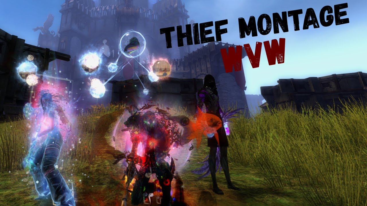 GW2 WvW Thief Montage Roaming & Huge DPS | Uzi