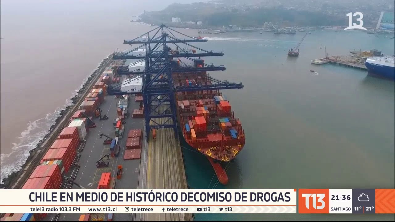 Narcobuques: Chile en medio de histórico decomiso de drogas
