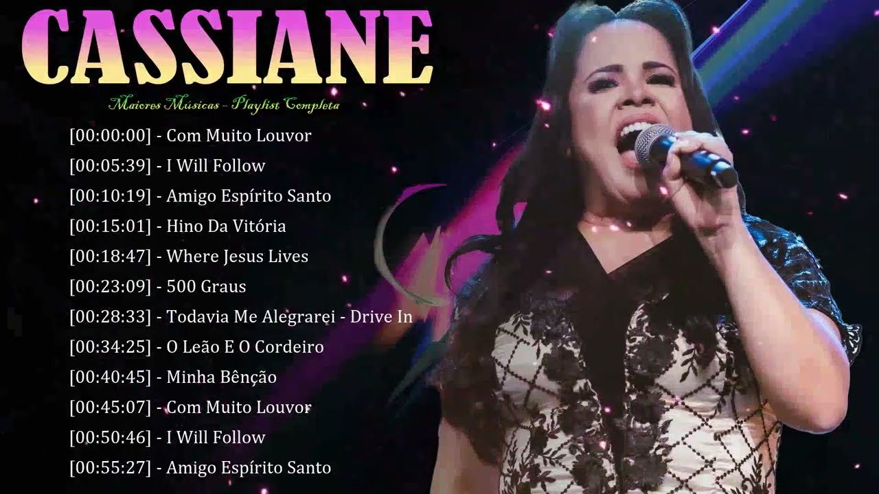 🌙 Cassiane – Canções que exaltam o Senhor e renovam a confiança nas promessas 🙏