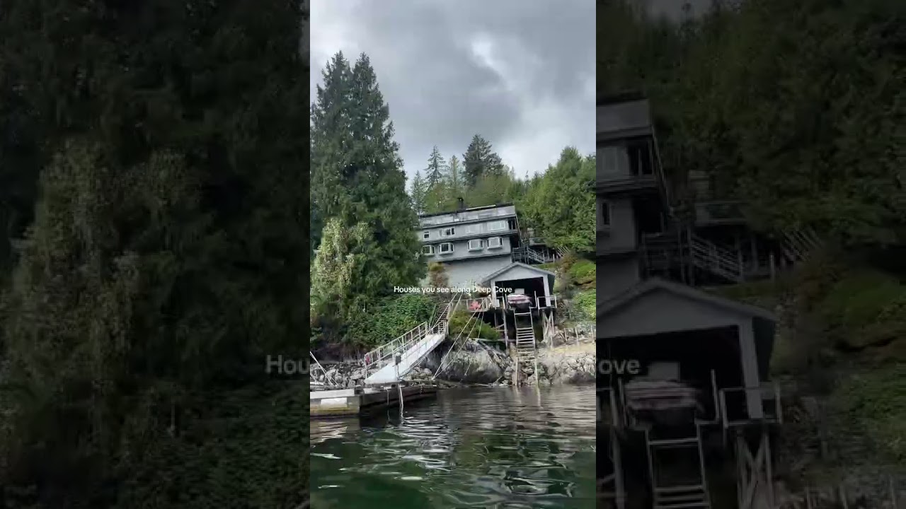 houses you see along Deep Cove, Vancouver real estate #deepcove #vancouver #vancouverrealestate