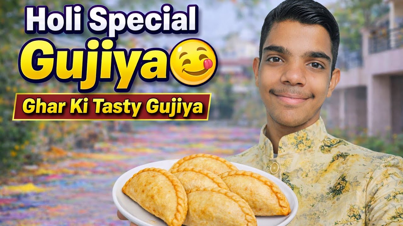 Holi Special Vlog😋  | Ghar Par Bani Gujiya, Kachori Aur Dahi Bhalla