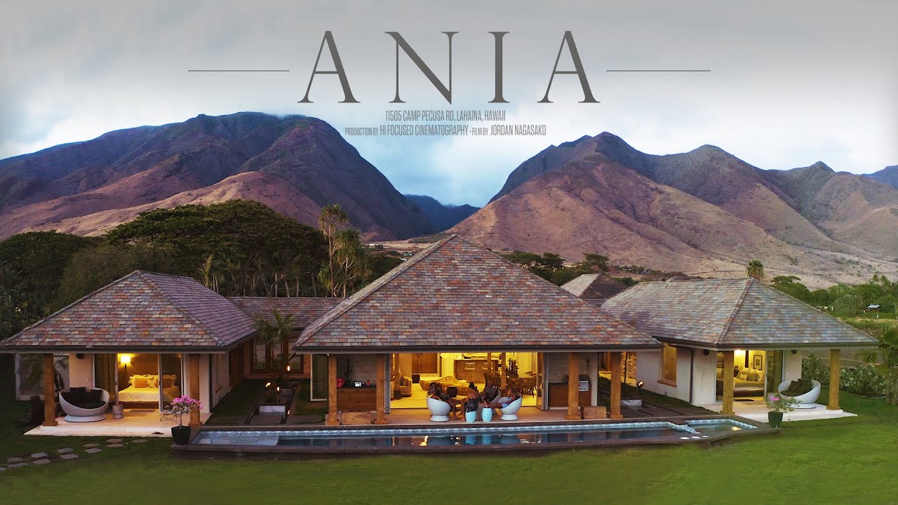 Maui  Luxury Real Estate STUNNING Property Tour Video