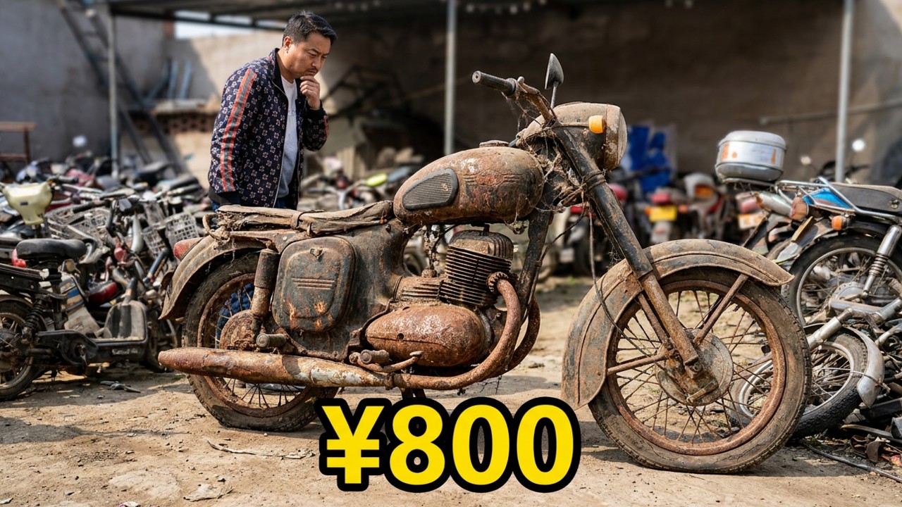 花800元买回一台1981年国产幸福250，经过整备焕然新生！——从废铁到经典的重生之路