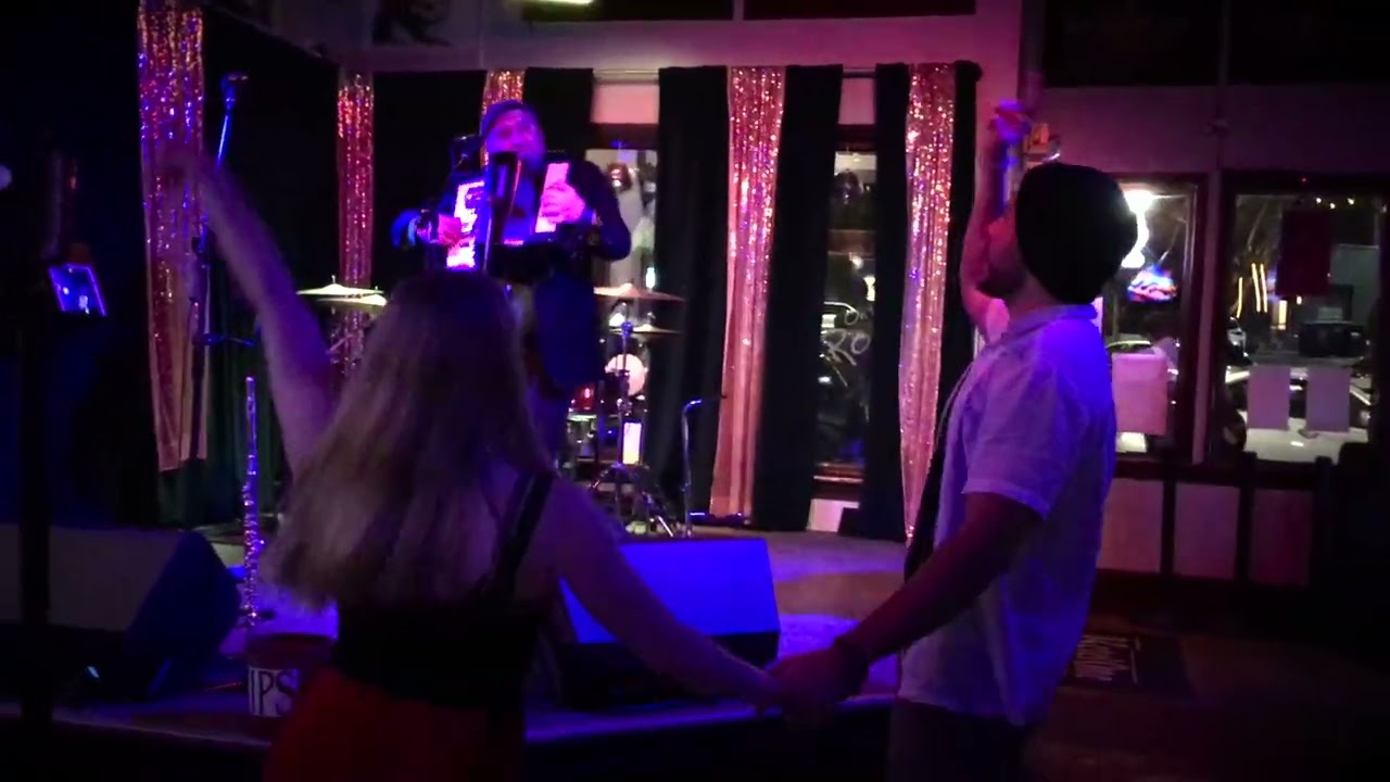Sweet Caroline on Accordion with Swing Dancers