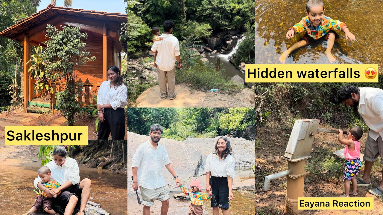 Road Trip❤️Hidden waterfalls 😍stay experience @wildvalleyresort7942 Sakleshpur | Back to home ￼