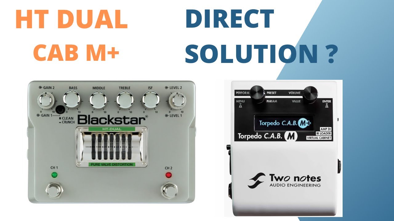 Blackstar HT-Dual with two notes cab M+ ,