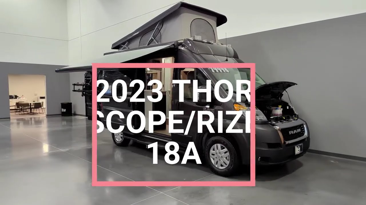 2023 THOR SCOPE 18A - Class B Pop Top walk-around. 