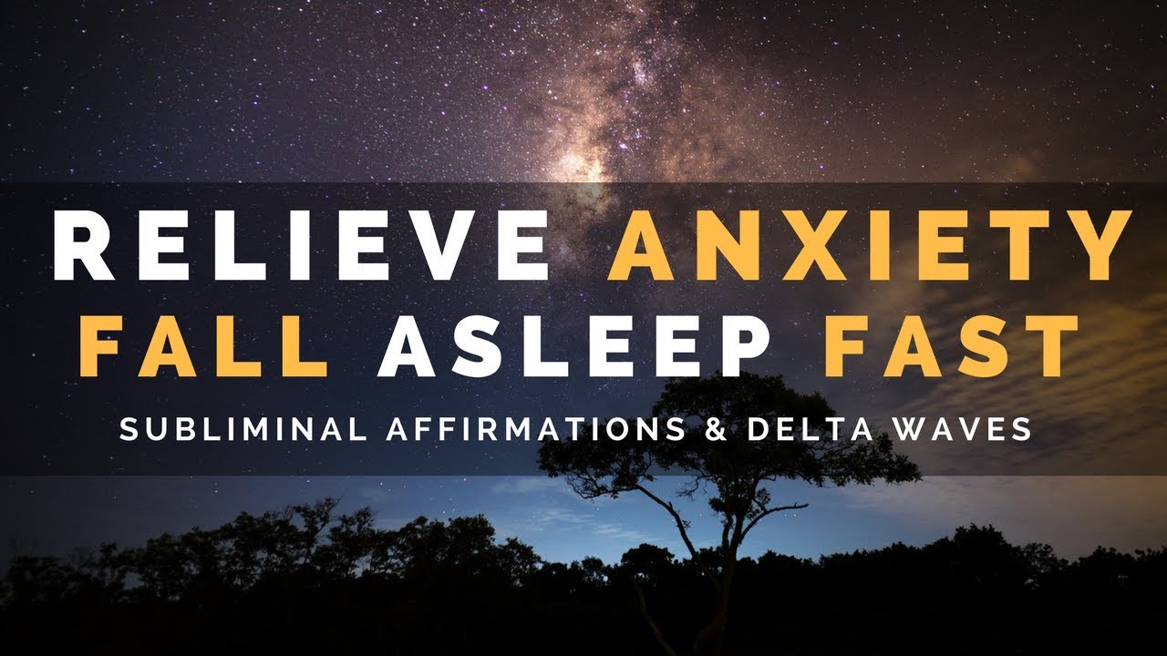 RELIEVE ANXIETY AND FALL ASLEEP FAST | Subliminal Affirmations, Delta Waves & Rain Sounds