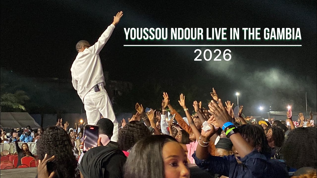 Youssou Ndour Performed live in The Gambia at (Qcity Arena) 2026.