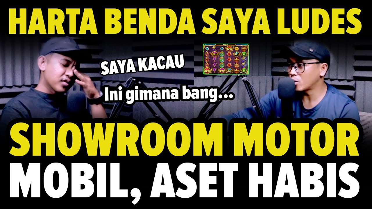 Showroom Motor, Mobill dan Semua Aset Habis Akibat Judi Slot Online