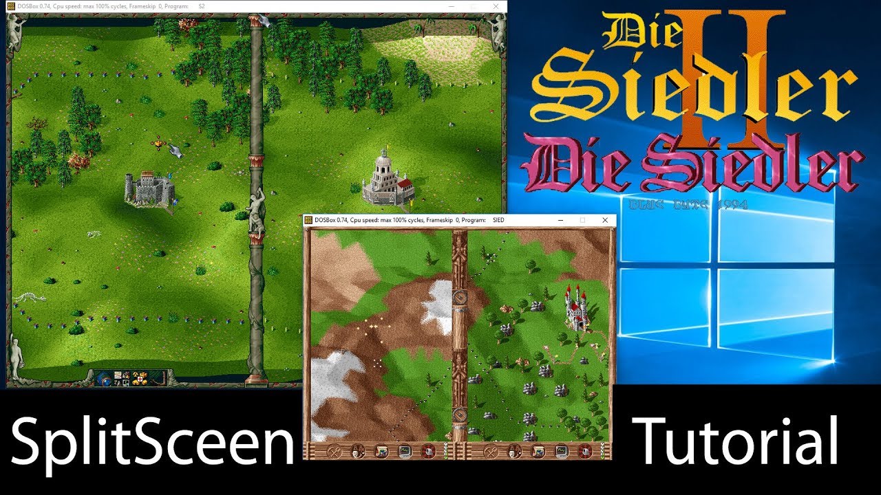 Tutorial f&uuml;r |Siedler 1 und 2+ HE| f&uuml;r 2 M&auml;use Multiplayer