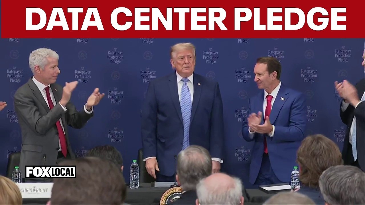 WATCH: Pres. Trump announces expanded ratepayer protection pledge on AI data centers