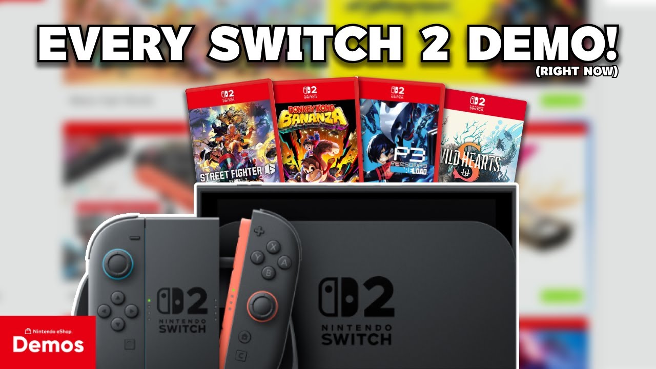 Пробуем все ДЕМО-версии на Nintendo Switch 2&hellip;