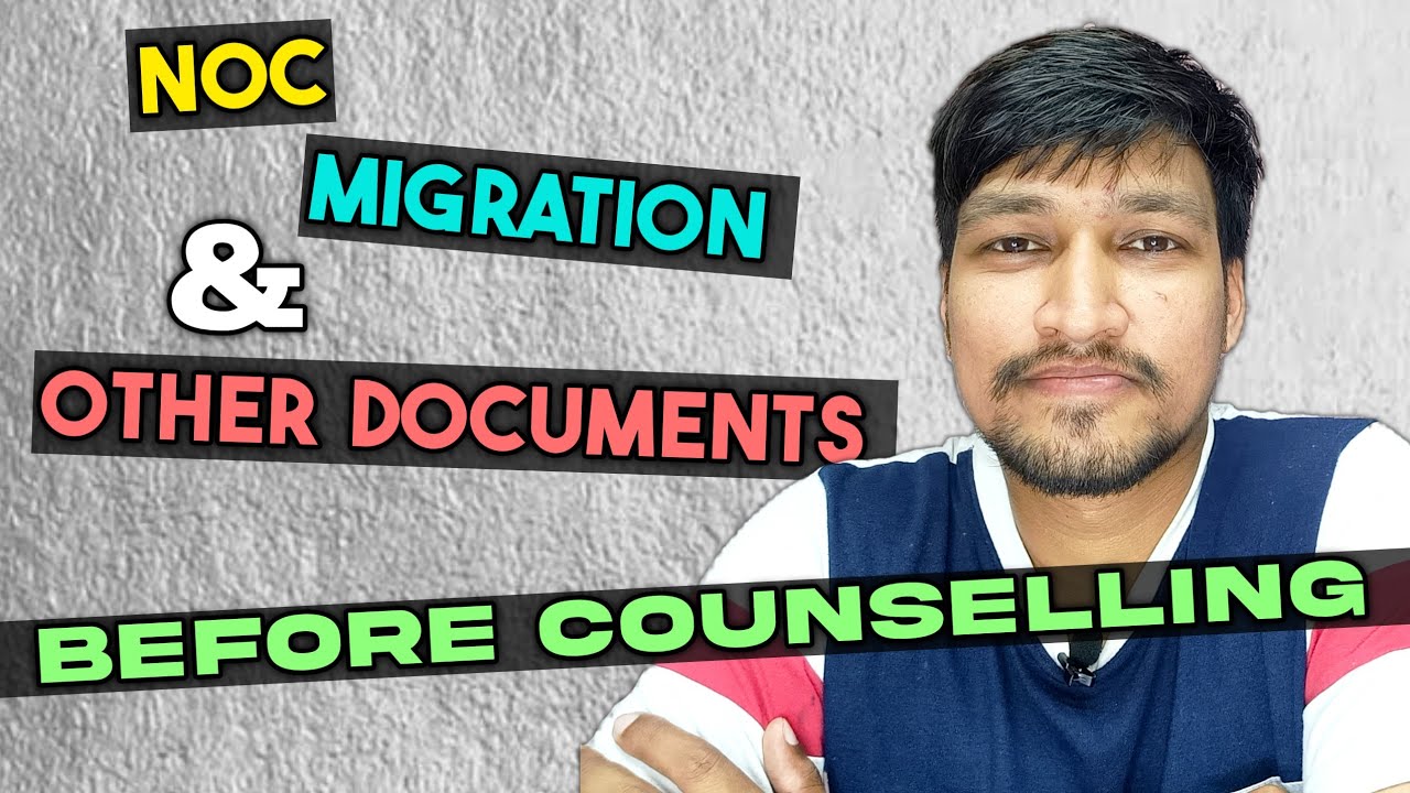 NOC, Migration & other documents before NEET PG Counseling | Dr Ashish Sahu vlogs
