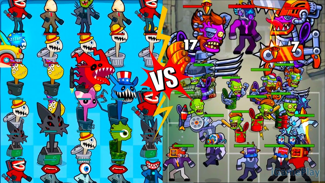 Merge War Monster vs Cyberman VS Merge War Zombie, Merge Battle Gameplay