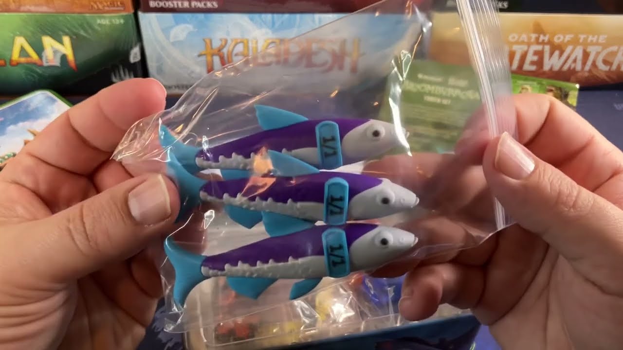Beadle & Grimm’s Bloomburrow Premium Token Set Unboxing Magic The Gathering MTG BLB Rubber Fish???