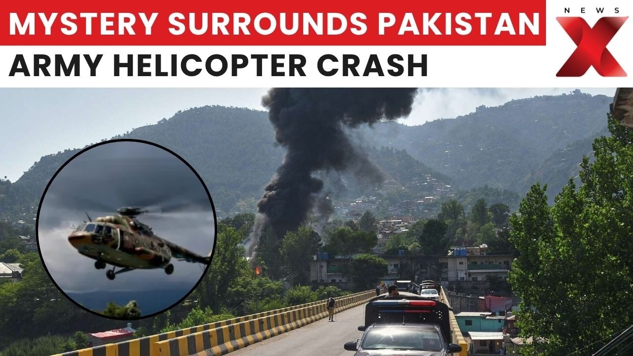 Pakistani Helicopter Crashes: Pakistan Army Mi-17 Helicopter Crashes In Muzaffarabad | BREAKING