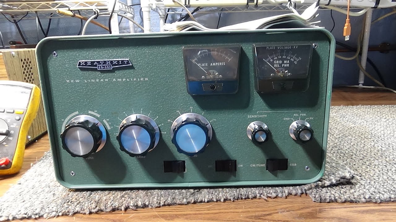 Линейный усилитель Heathkit SB-220 чистый и рабочий, мне нужно держаться подальше от обмена.