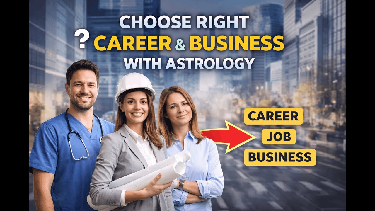 how to choose right Career and business through Astrology | Ashishh L Vyas