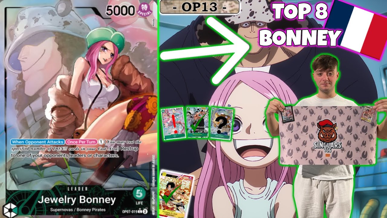 OP13 | ТОП-8 БОРДО | РЕГИОНАЛЬНЫЙ ОФФЛАЙН | OP13 BONNEY | 512 ИГРОКОВ | JAUME | КАРТОЧНАЯ ИГРА ON...