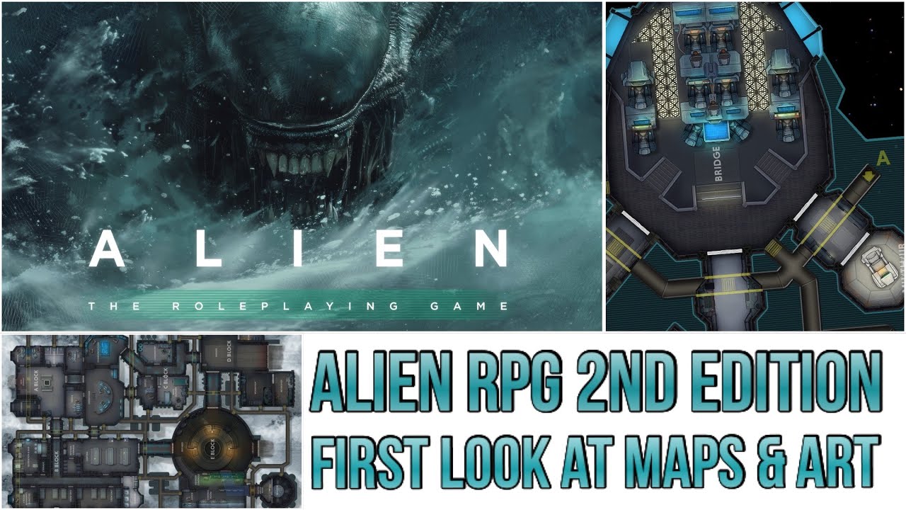 Alien RPG 2nd Edition First Look at New Maps & Artwork