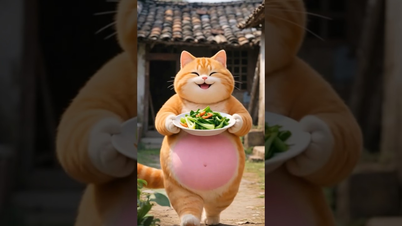 🐱💥 Orange Cat vs Chicken – Egg Bomb Revenge Tamil Comedy 😹