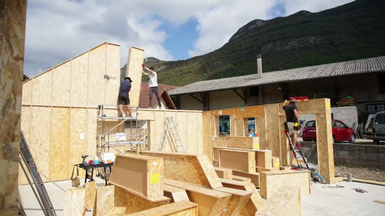 Timelapse construction maison Blokiwood