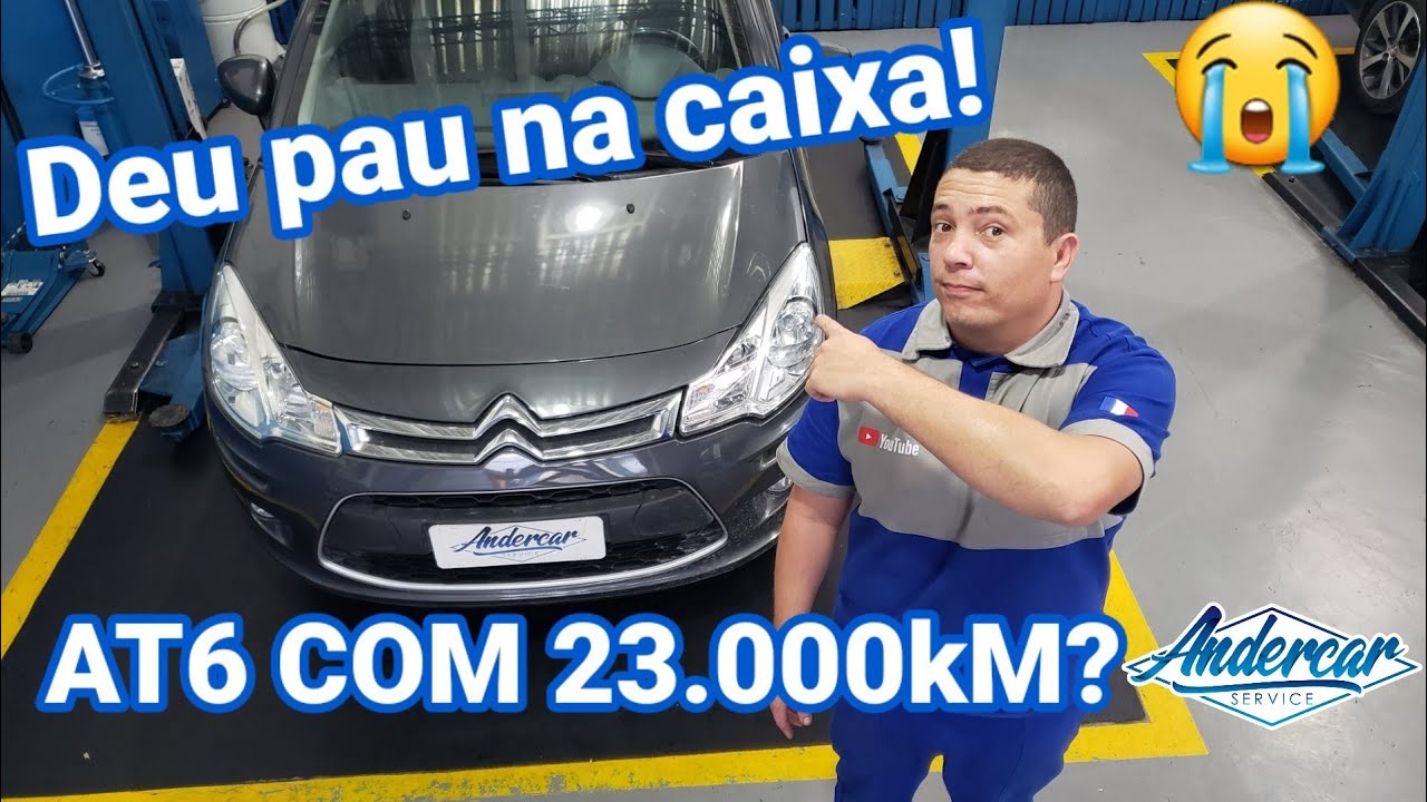 Citroen C3 chegou com a transmissão AT6 dando tranco, cheio de defeito