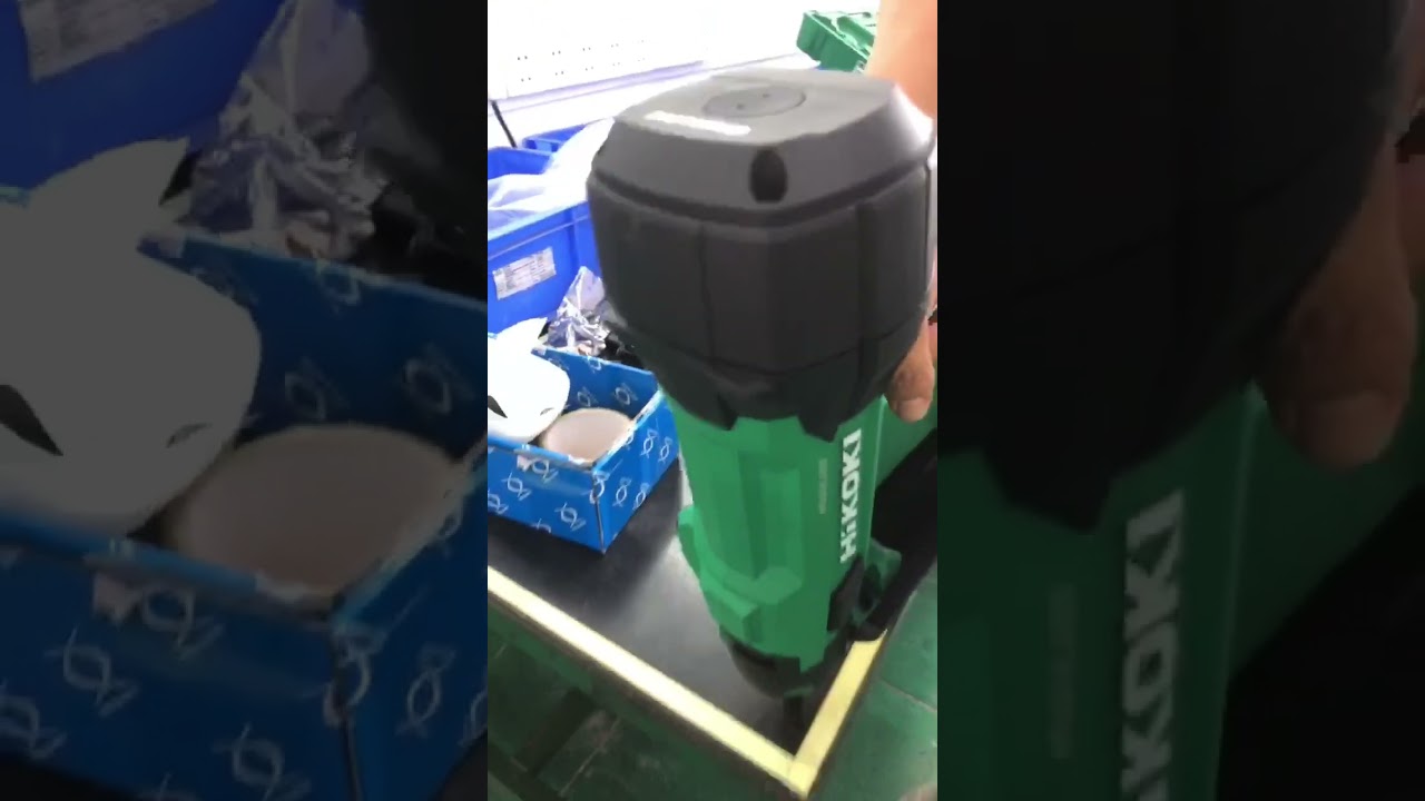 Reset steps for the NC1840DA Nailer sensor error (Orange LED blink) #hikoki #tools