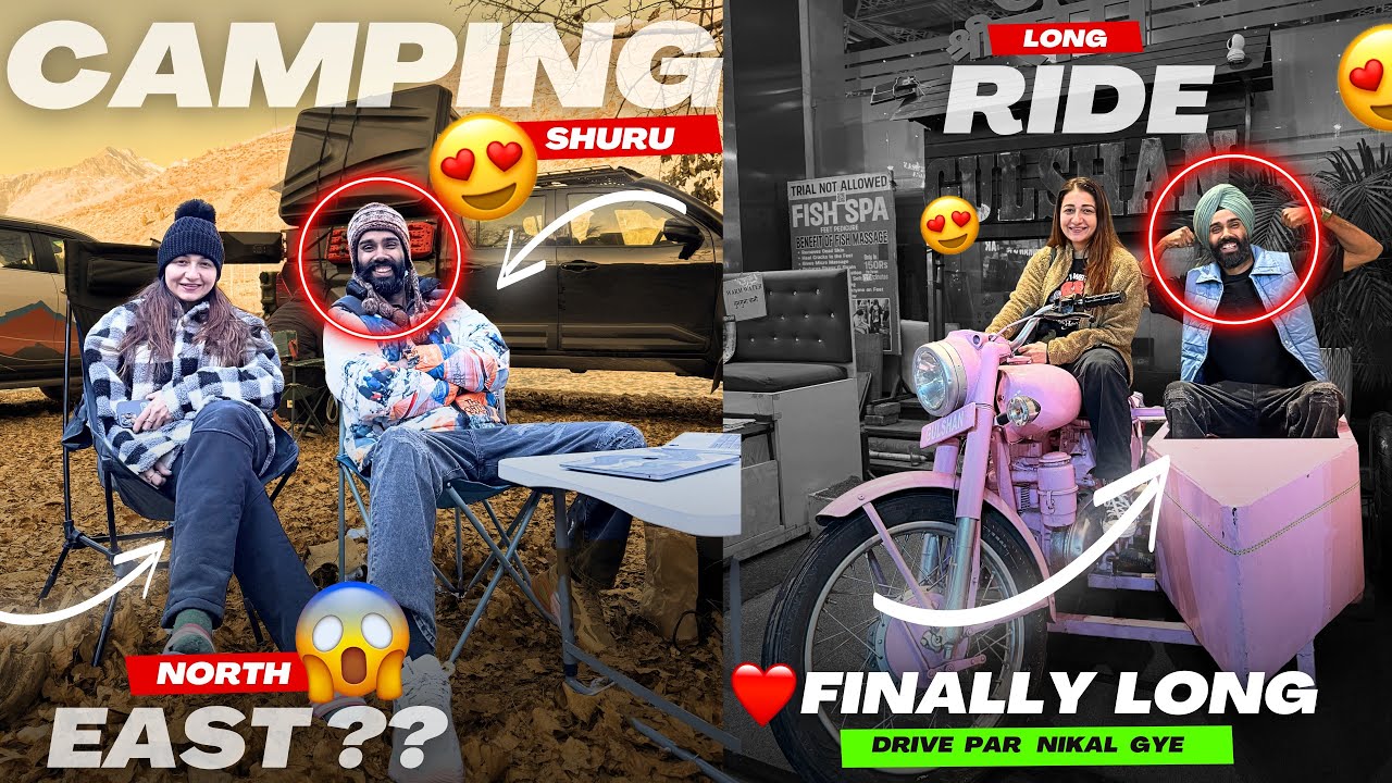Finally Long Drive par nikal gye 😍 is baar Camping hogi Minus Temp. mai 🥶 Winter Spiti or Ladakh ?🤔