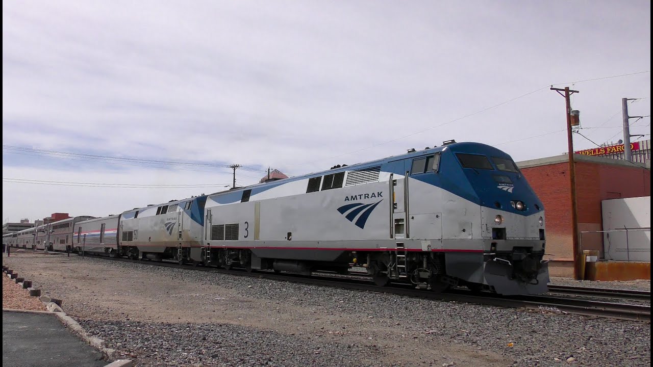 NM Railrunner, Amtrak Southwest Chief, Track Warrants, and Wind 4K