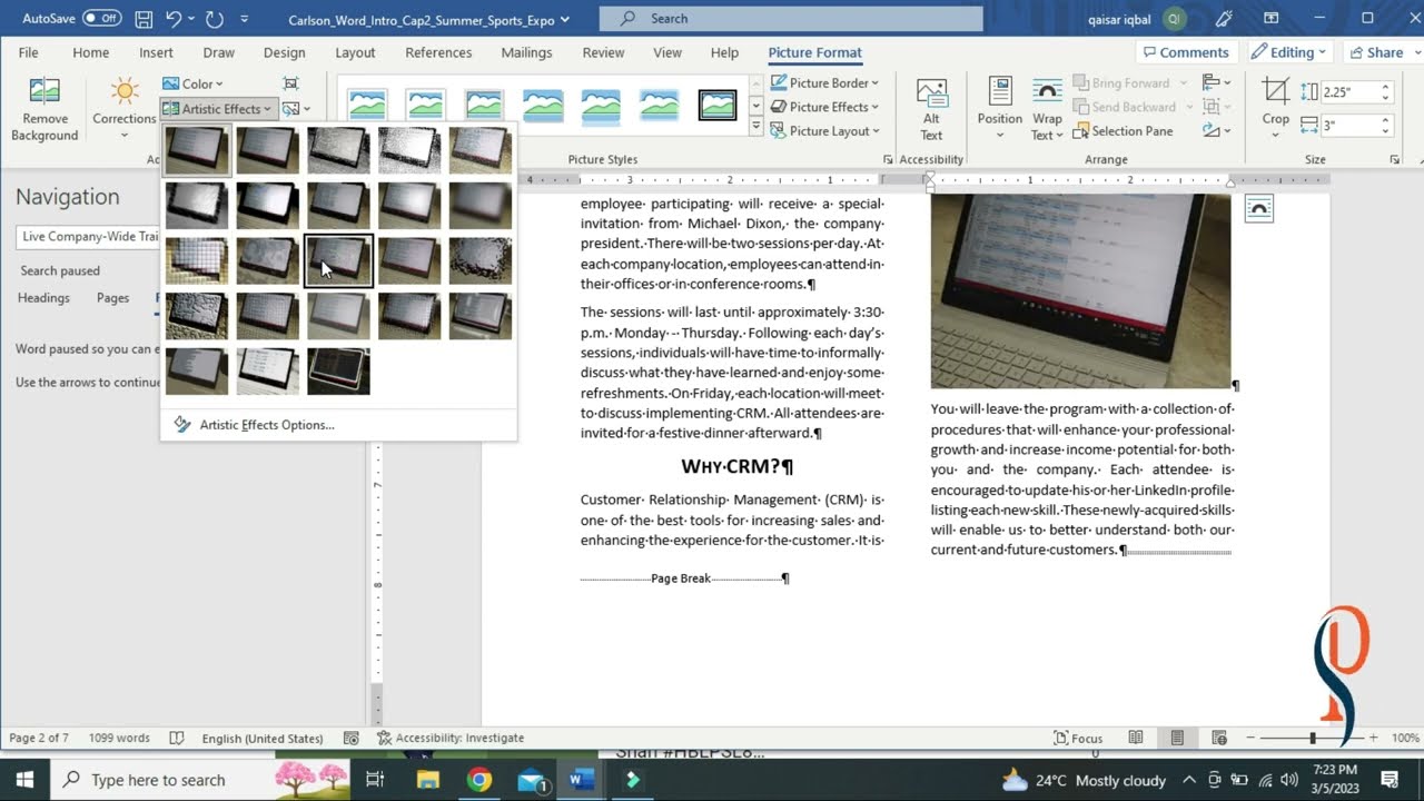 Word_Intro_Cap2_Summer_Sports_Expo | Word Intro Cap2 Summer Sports Expo | @PearsonSolution