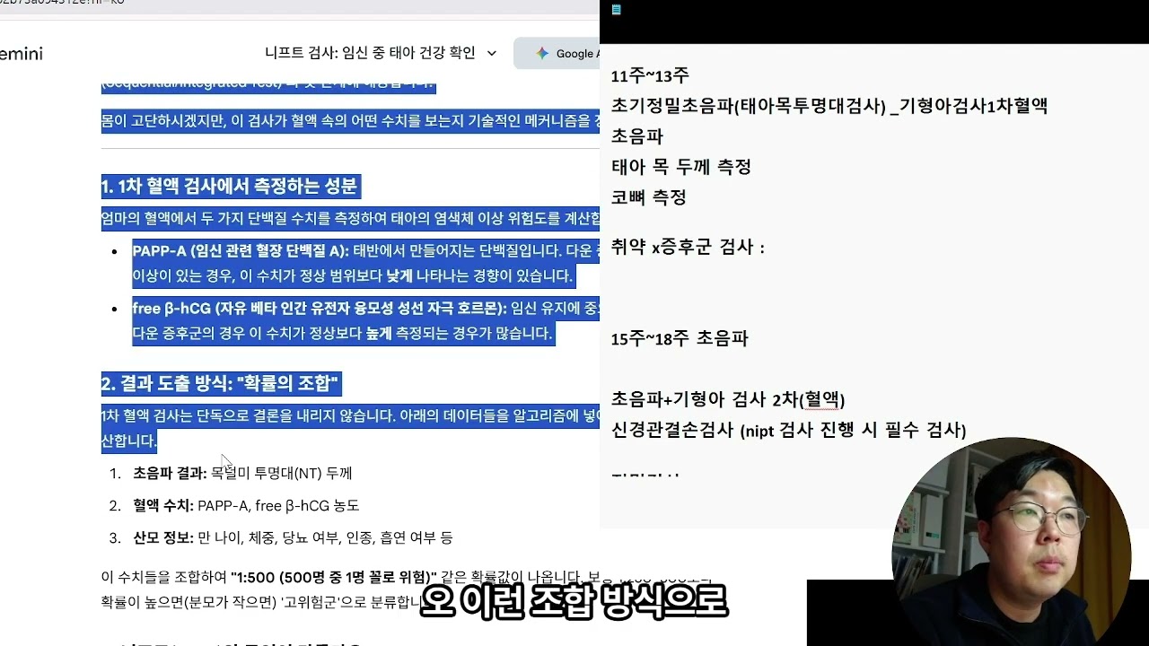 (임신 8주차) 예비 아빠의 니프티 검사,x증후군검사,목투명대검사 알아보기(비용, 종류)