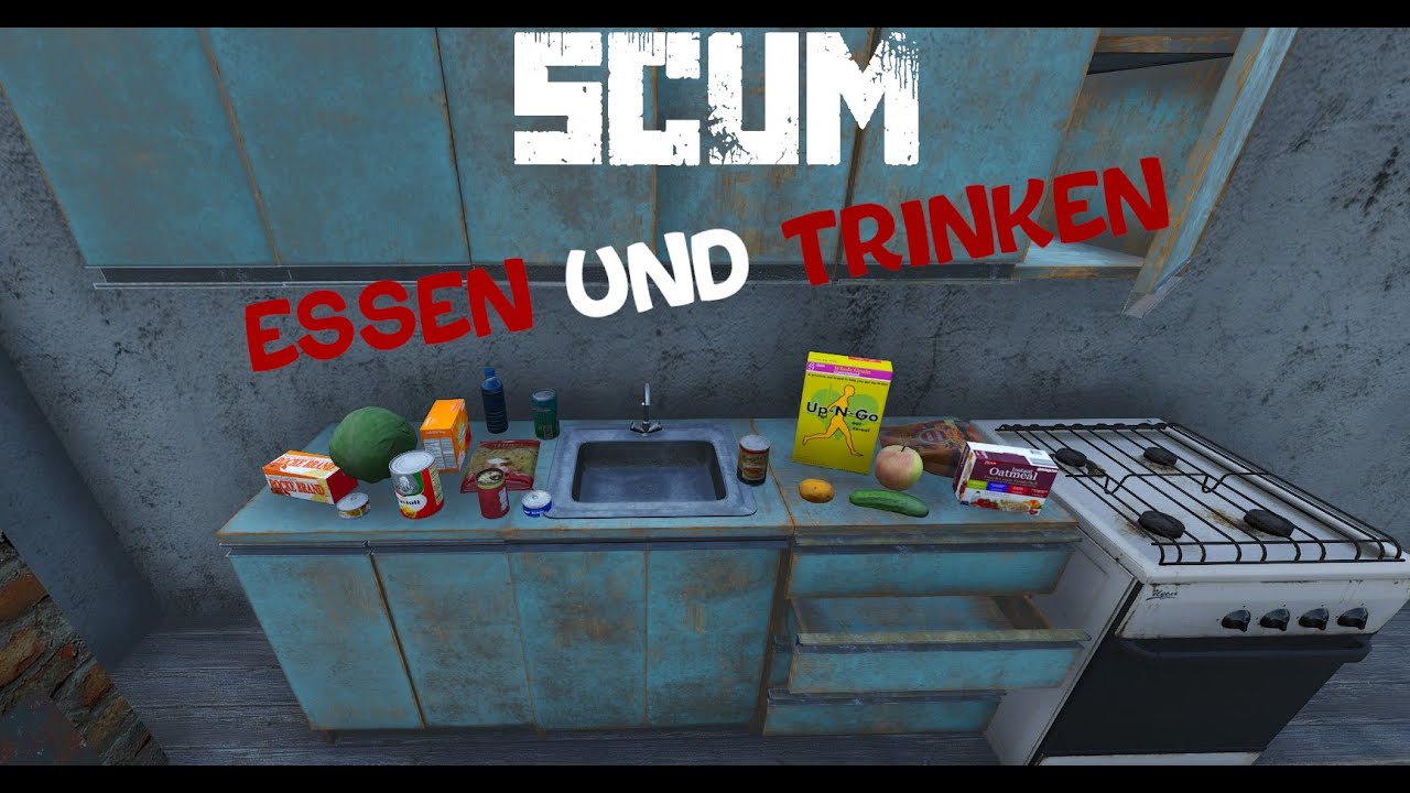 SCUM Deutsch/German ESSEN UND TRINKEN