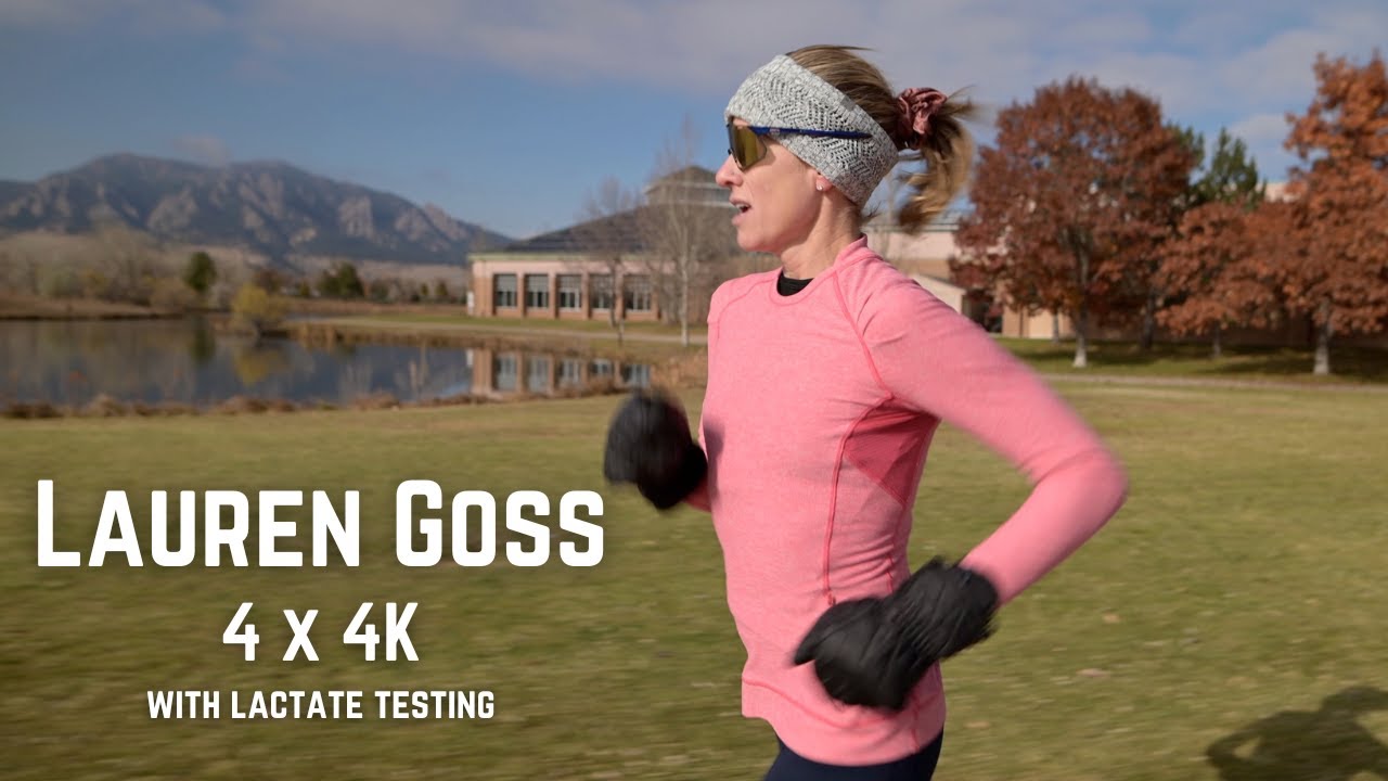 Lauren Goss - Marathon Specific Workout - 4 x 4km w/ Lactate Testing