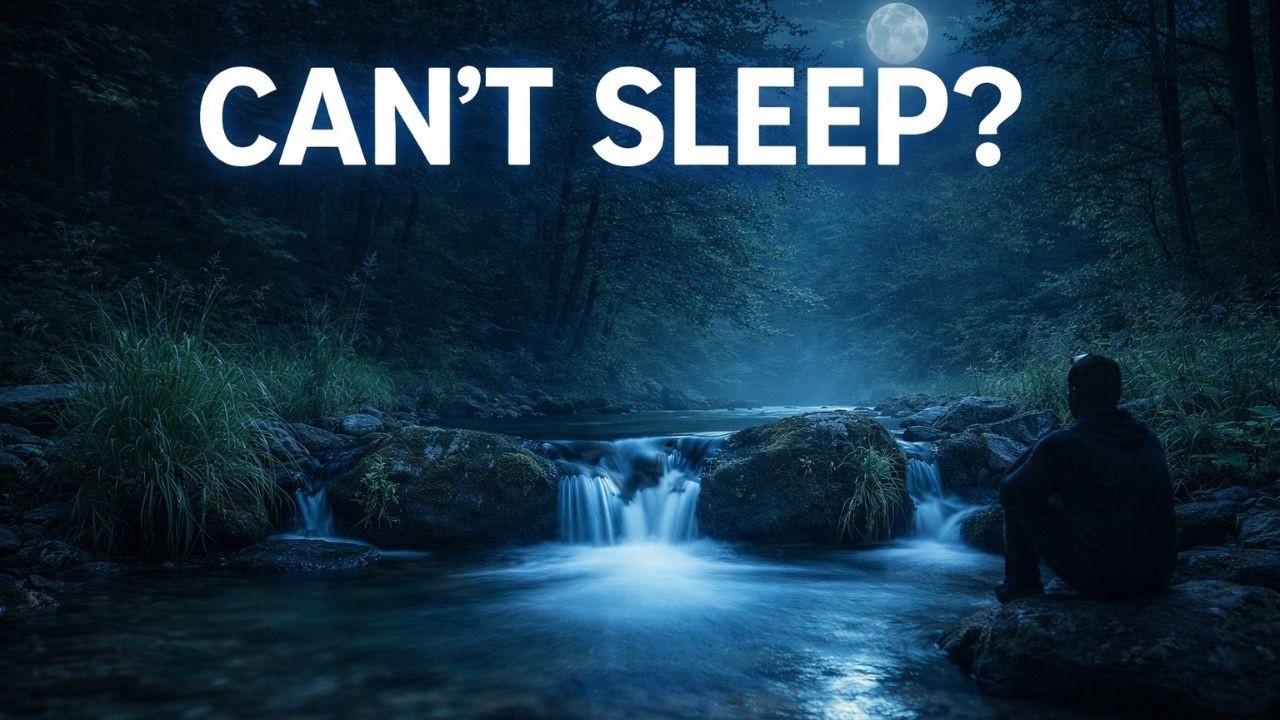 Can’t Sleep? This Midnight River Will Calm You Instantly 🌙 | Deep Sleep Water Sounds