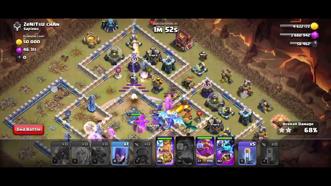 Coc esey war attack 