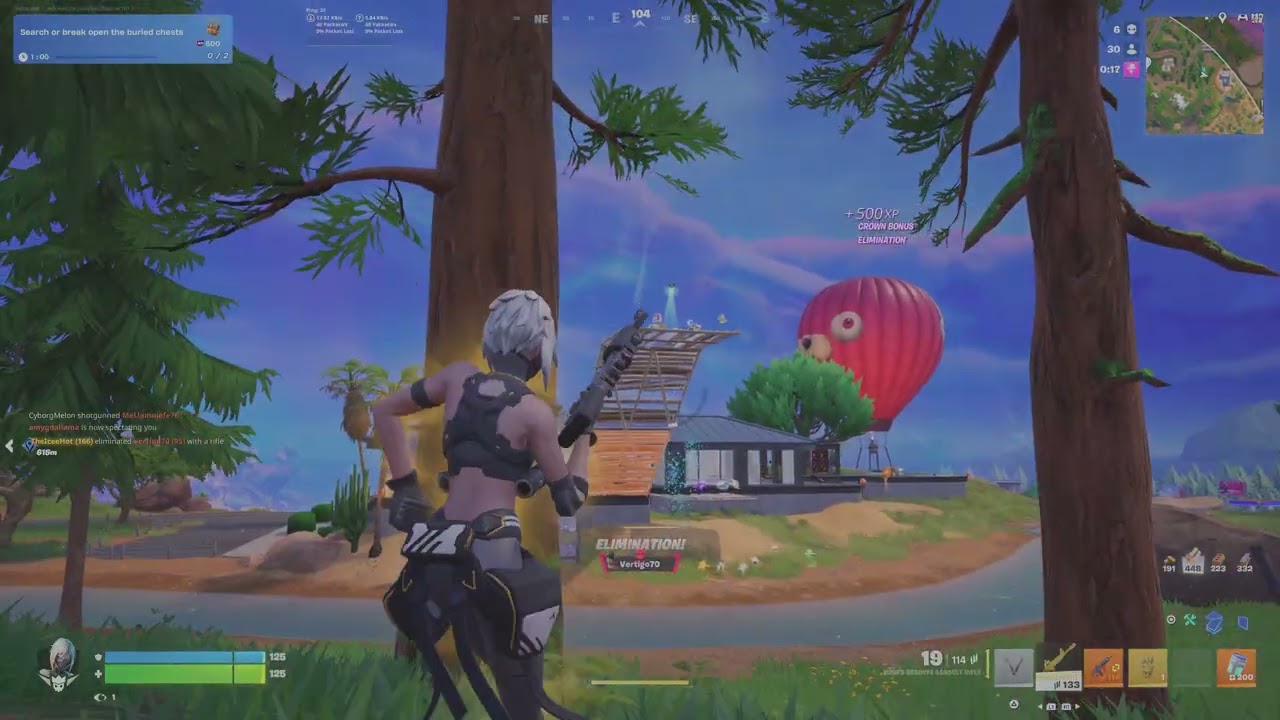 Fortnite C7S1 - Build Mode - 2/22/2026 - Crown+Boss+Follower = 12 Eliminations and a Crowned VR.