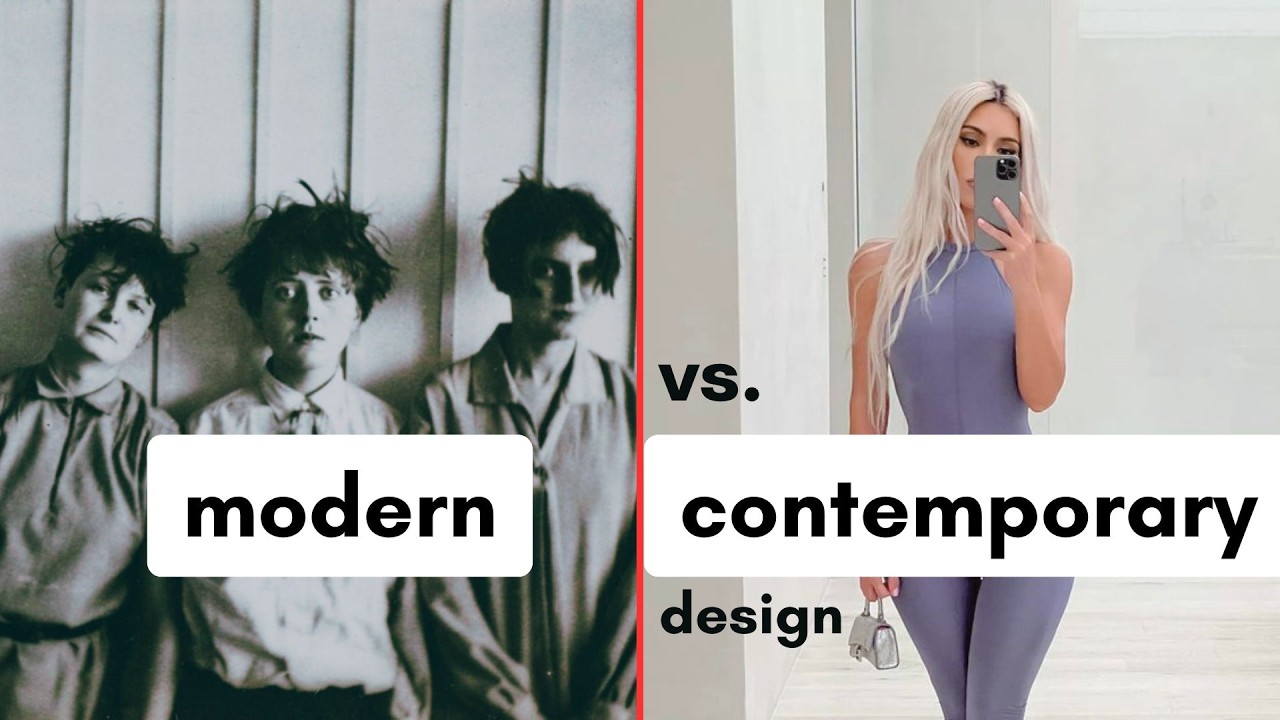 Modern vs. contemporary