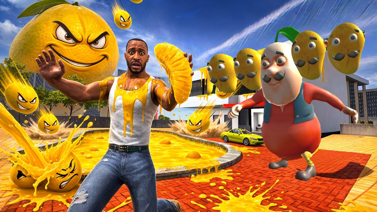 Franklin Just Scare By MOTU MANGO RAVAN😱 - INDIAN BIKE GAME