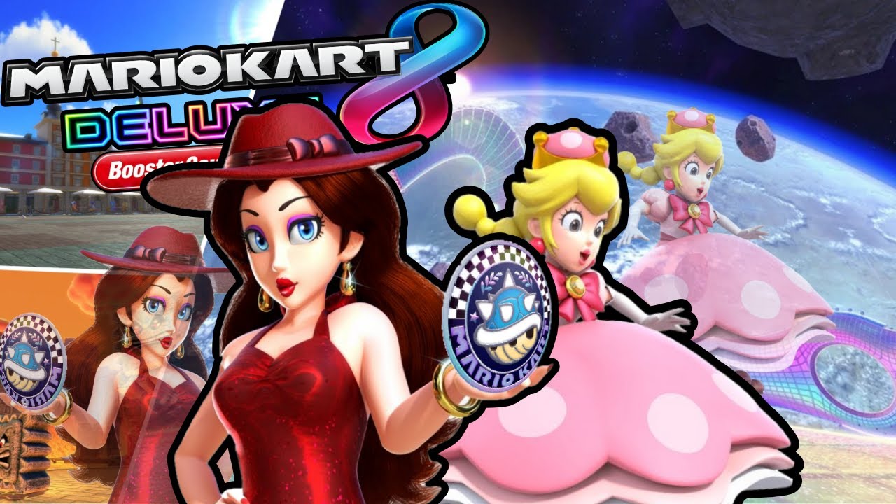 Mario Kart 8 Deluxe Peachette VS Pauline (DLC Booster Course Wave 6)