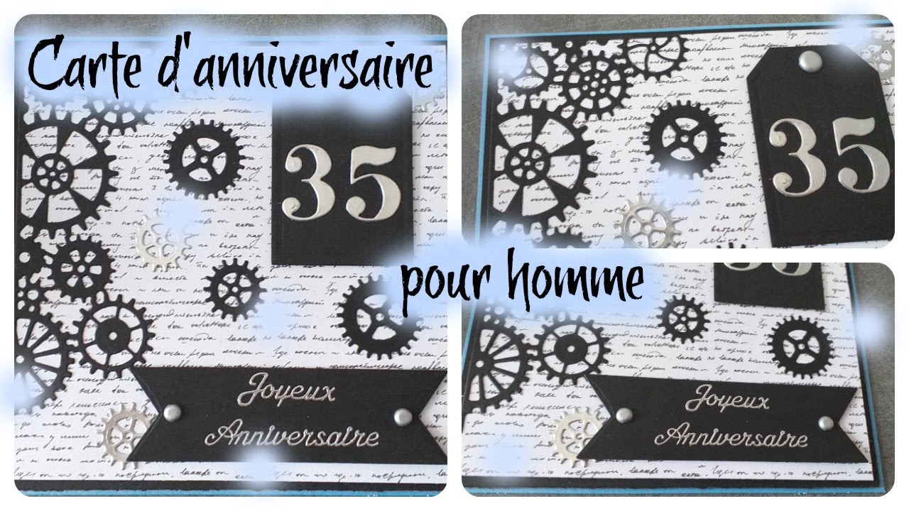 CARTE D'ANNIVERSAIRE POUR HOMME