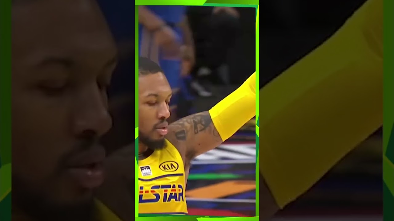 👀 From last night&rsquo;s #NBAAllStarGame ⭐️🏀 Dame calls game and wins it for Team LeBron! 👌⌚️ #MtnDew3