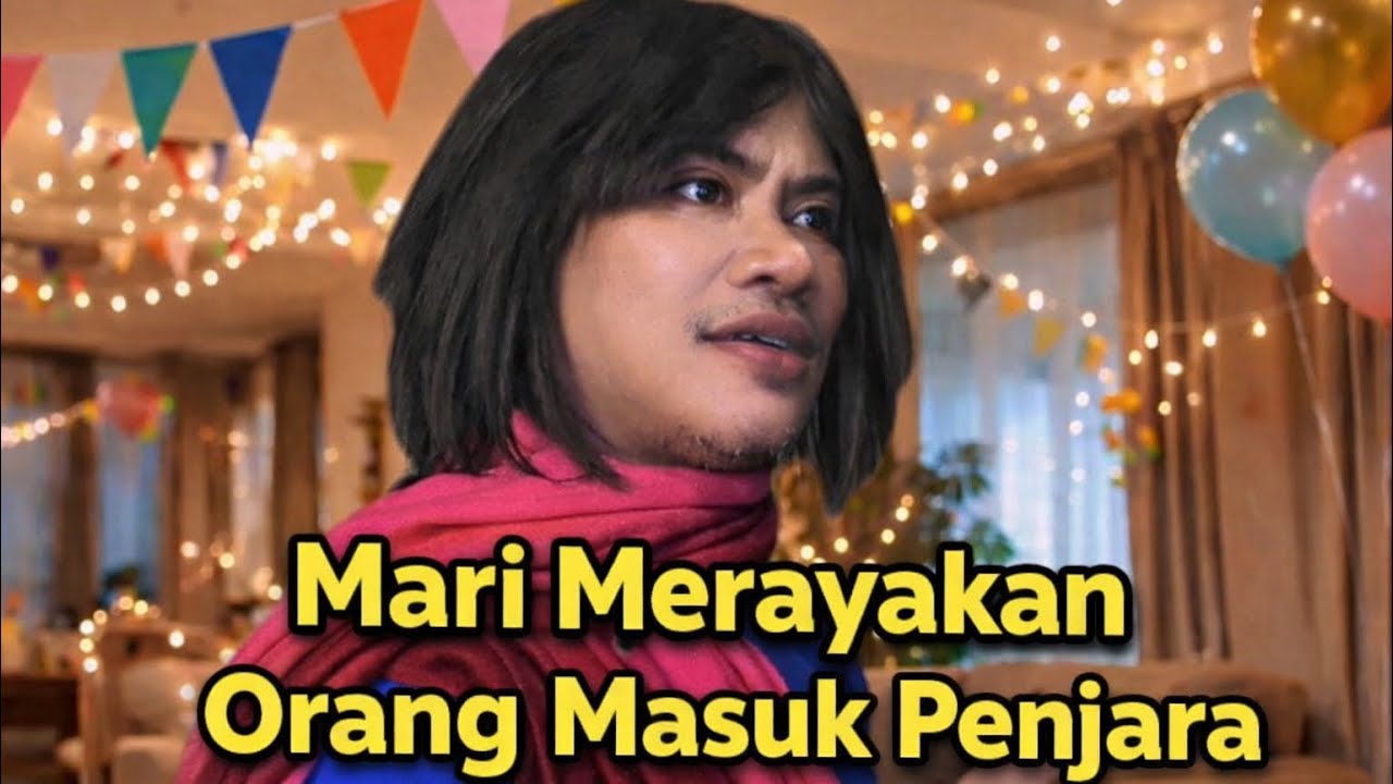 (PARODI) Marah Orang Buat Parti Merayakan Orang Masuk Penjara. Last2 Telur Kena gengggam.