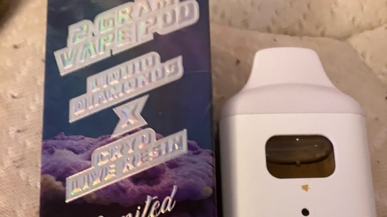 2g cryo live resin X liquid diamond cake limited edition review purple cookies🍪