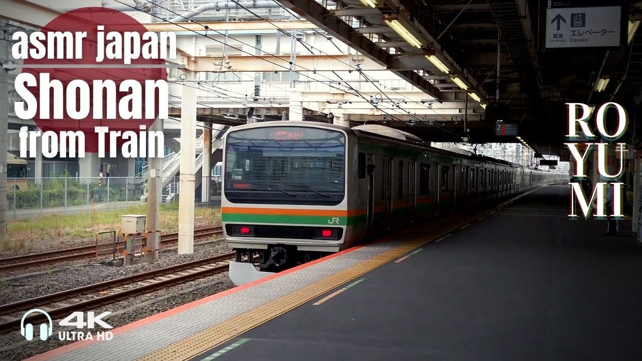[4K] Shonan desde la Ventana del Tren / WALKING JAPAN